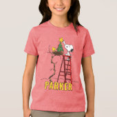 T-shirt En Tri-matière Peanuts | Snoopy & Woodstock Christmas Tree (Recto)