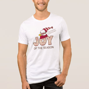 T-shirt En Tri-matière Peanuts Snoopy & Woodstock Joie Balade en Traîne