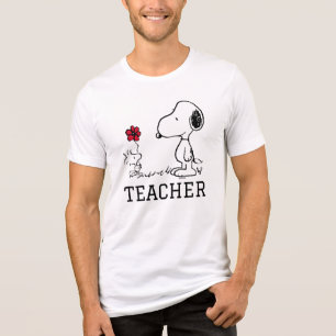 T-shirt En Tri-matière PEANUTS Snoopy & Woodstock Teacher