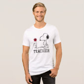 T-shirt En Tri-matière PEANUTS | Snoopy & Woodstock Teacher (Recto plein)