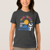 T-shirt En Tri-matière Peanuts Snoopy Your Future Looks So Bright (Recto)