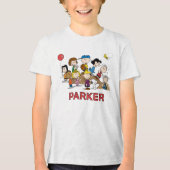 T-shirt En Tri-matière Peanuts | The Gang at the Pitcher's Mound (Recto)