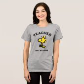 T-shirt En Tri-matière Peanuts | Woodstock Looking Ahead Teacher (Recto plein)