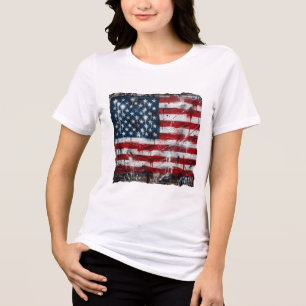T-shirt En Tri-matière "Peinture aérosol USA"