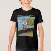 T-shirt En Tri-matière Peinture saisonnière de la Chouette dans la nature (Recto)