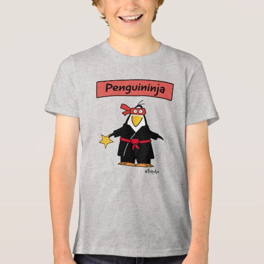 T-shirt En Tri-matière PENGUININJA penguin ninja par Sandra Boynton (Recto)