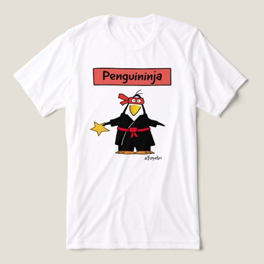 T-shirt En Tri-matière PENGUININJA penguin ninja par Sandra Boynton T-Shi (Design Recto)