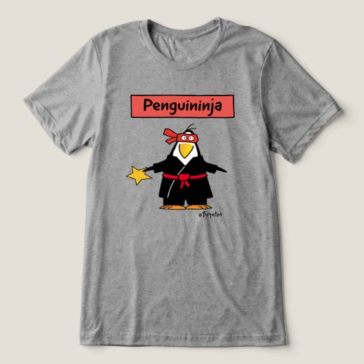 T-shirt En Tri-matière PENGUININJA penguin ninja par Sandra Boynton T-Shi (Design Recto)