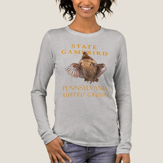 T-shirt En Tri-matière Pennsylvanie Territory Gamebird Ruffed Groupement (Recto)