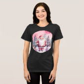 T-SHIRT EN TRI-MATIÈRE PÈRE NOËL (Recto plein)