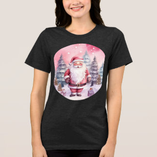 T-SHIRT  EN TRI-MATIÈRE PÈRE NOËL