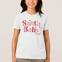 Père Noël Baby - Typographie de Noël rétro