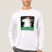 T-shirt En Tri-matière Père Noël Jaws (Recto)