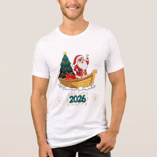 T-shirt En Tri-matière Père Noël pirate 2026 Noël