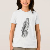 T-shirt En Tri-matière Peregrine falcon  Youth Tri-blend T-Shirt (Recto)