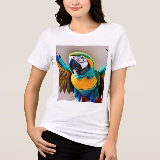 T-shirt En Tri-matière Perroquet (Recto)