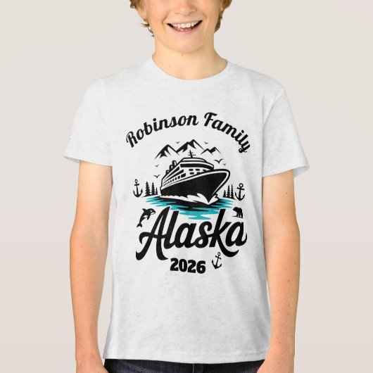 T-shirt En Tri-matière Personalized Alaska Cruise (Recto)