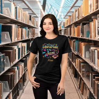 T-shirt En Tri-matière Personalized Librarian Gift