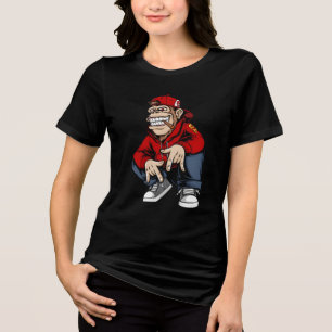 T-shirt En Tri-matière Personnage de style urbain cool de mascotte de sin
