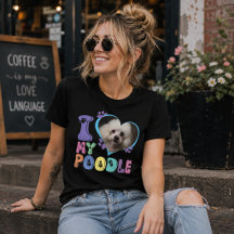 Personnalisable J'adore mon caniche