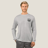 T-shirt En Tri-matière Personnalisé Athletic Grey Long Manche Aventure Pa (Recto complet)