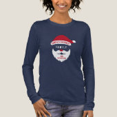 T-shirt En Tri-matière Personnalisé Funny Père Noël Favori Nom de famille (Recto)