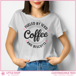 T-shirt En Tri-matière Personnalisé Propulsé par Café Glacé