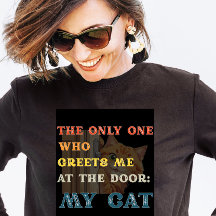 Personnalisé Retro Animaux de compagnie Vie Chat A