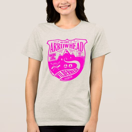T-shirt En Tri-matière Personnaliser Lac Arrowhead Camping Wilderness Gre (Recto)