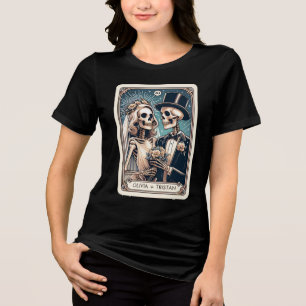 T-shirt En Tri-matière Personnaliser Tarot Thème Mariage Nouveaux mariés 
