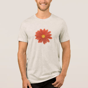 T-shirt En Tri-matière Pétales en Mouvement – Graphique de Fleur Vibrante