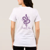 T-shirt En Tri-matière "Petals & Poison" Snake & Flower T-Shirt - (Verso)