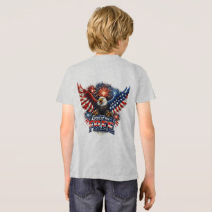 T-shirt En Tri-matière Petit aigle patriote - Chemise pour enfants pour l