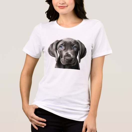 T-shirt En Tri-matière Petit chien mignon (Recto)