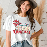 T-shirt En Tri-matière Petite ville Noël Typographie rustique<br><div class="desc">Petite Ville Noël Typographie rustique Festive Holiday Tri-Blend Shirt présente le texte "Petit Ville Noël" dans la typographie script moderne. Parfait pour les cadeaux de Noël,  fêtes de Noël et fêtes de fin d'année,  anniversaires et plus encore. Créé par Evco Studio www.zazzle.com/store/evcostudio</div>