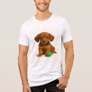 T-shirt En Tri-matière Petites jambes, gros jouet - Dachshund Pup