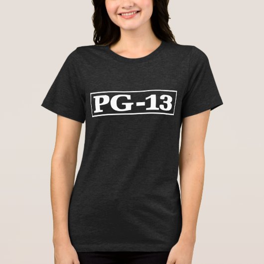 T-SHIRT EN TRI-MATIÈRE PG-13 (Recto)