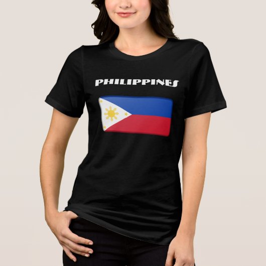 T-shirt En Tri-matière PHILIPPINES Spécial Personnalisable Black Tourist (Recto)