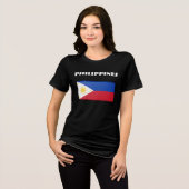 T-shirt En Tri-matière PHILIPPINES Spécial Personnalisable Black Tourist (Recto plein)