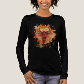 T-shirt En Tri-matière Phoenix Rising Flame Graphic Bold Fire Bird (Recto)