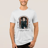 T-shirt En Tri-matière Photo Arché Noir Ajouter Des Dates Pour Toujours D (Recto)