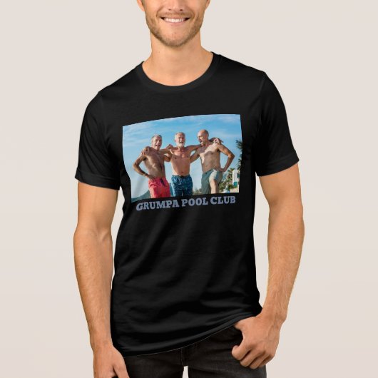 T-shirt En Tri-matière Photo personnalisée Modifier le texte amusant Ami (Recto)