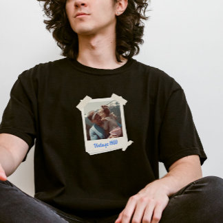 T-shirt En Tri-matière Photo Vintage personnalisée et cadeau de l'année