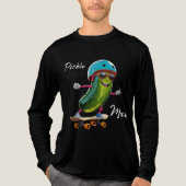 T-shirt En Tri-matière Pickle Man Patinage AI Art (Recto)