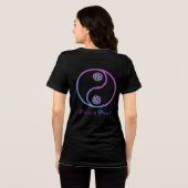 T-shirt En Tri-matière Pickle Peace multi violet ying yang (Verso intégral)