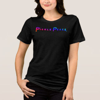 T-shirt En Tri-matière Pickle Peace Plain Rainbow