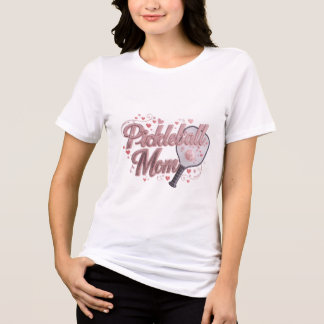 T-shirt En Tri-matière Pickleball Mom Shirt – Cute Pink Pickleball Gift f