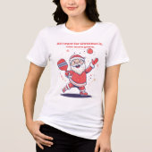 T-shirt En Tri-matière Pickleball 🎅 Père Noël encore un jeu (Recto)