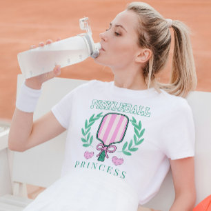 T-shirt En Tri-matière Pickleball Princess Jote Paddle rose