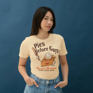 T-shirt En Tri-matière Pies Avant Les Gars - Drôle Thanksgiving Dessert P